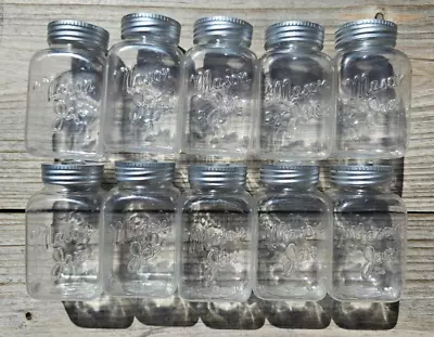 String Light Plastic Mini Mason Jar Globes For String Lights.  Set Of 10. • $2.50