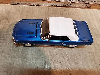 Acme 1:18 1968 Shelby G.t. 500 Acapulco Blue Convertible- A1801848 -free Ship • $114.99