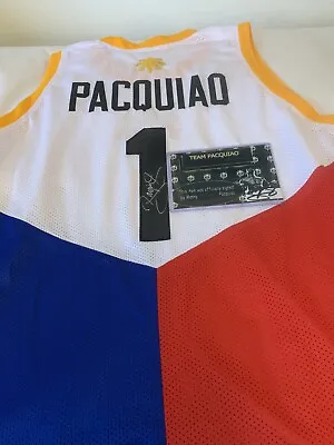 $169 • Buy Manny Pacquiao Autographed Jersey Coa