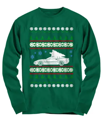 Corvette C5 Ugly Christmas Sweater Vette - Long Sleeve Tee • $24.50