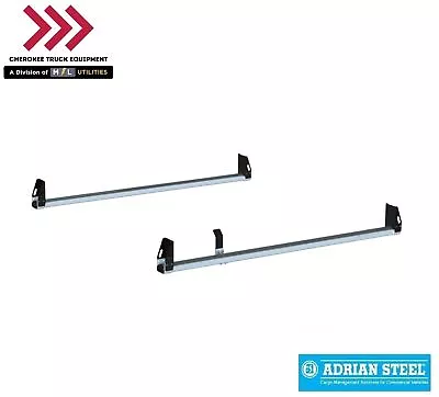 Adrian Steel 2B6W 2-Bar W/ 6  Uprights (4) White Full Size Van • $489.95