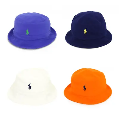 Polo Ralph Lauren Solid Floppy Safari Bucket Hat Cap -- 4 Colors -- • $39.99