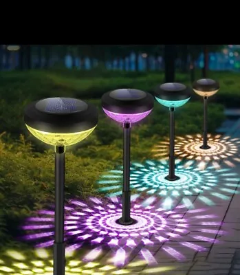 4 X Anordsem Colour Changing Garden Solar Lights For Garden • £14