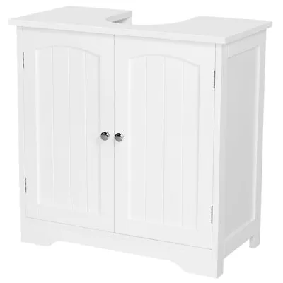 £46.99 • Buy  Bathroom Under Sink Cabinet Basin Unit Floor Cupboard Storage Furniture White