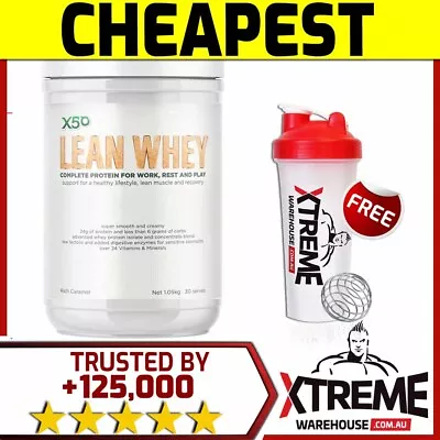 X50 Lean Whey 30 Serves Chocolate Flake // Oxy Whey  Protein Lean • $69.95
