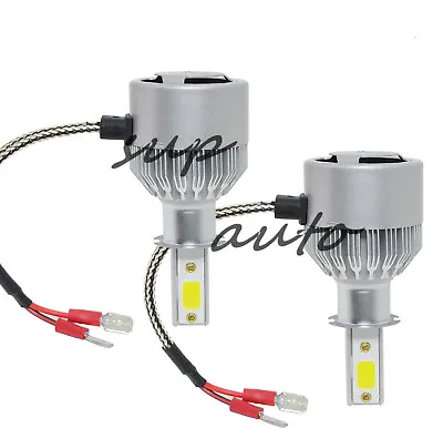 H3 6000K Super Bright White 8000LM LED Headlight Bulb Kit High Low Beam DRL • $16.88