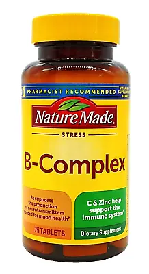 Nature Made B-Complex With Vitamin C And Zinc Dietary Supplement - 75 Tablets • $12.95