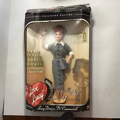 Vintage 1997 I LOVE LUCY Barbie Doll Episode 30 - Lucy Does A Commercial - NIB • $19.99