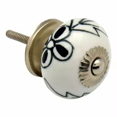 £34.99 • Buy Vintage Door Knobs Ceramic Glass Cupboard Cabinet Drawer Pull Handles