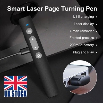 £11.69 • Buy Power Point Presentation Remote Wireless USB PPT Presenter Laser Clicker Pen UK