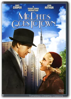 Mr. Deeds Goes To Town DVD New Gary Cooper Jean Arthur George Bancroft • $11.85