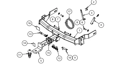 HAYMAN REESE Tow Bar + ECU Wiring Kit HOLDEN CAPTIVA 5 SUV CG 06-ON 03160RW • $840