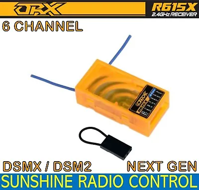 RC Receiver OrangeRX R615X Next Gen DSMX DSM2 Spektrum Compatible 6 Channel RX • £47.90