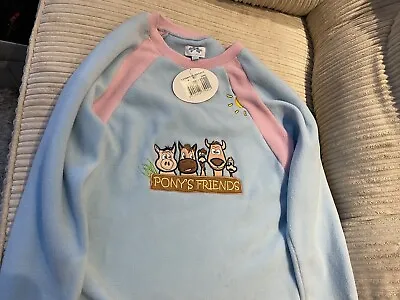 £4 • Buy Cuddly Ponies Fleece Jumper  Age 12 But More Like 10-12 New With Tags