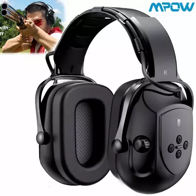Upgraded Ear Defender Noise Cancelling Ear Muffs Protect Bluetooth Headphones • £32.99