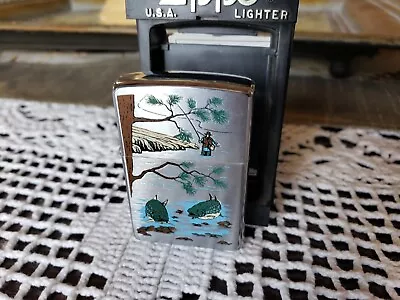 Zippo Fly Fishing Lighter Brook Trout Unused Vintage • $50