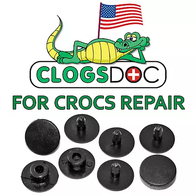 4-Pack Repair Parts To Fix Crocs Shoes Rivet Strap Replacement Button Fastener • $4.94