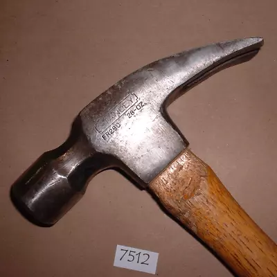 Vintage Stanley FR28C  28 Oz. Framing Hammer With Wood Handle And Milled Face • $48