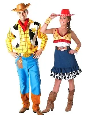 £49.95 • Buy Adult Disney TOY STORY Fancy Dress Costume Deluxe Jessie Or Woody Book Day Party