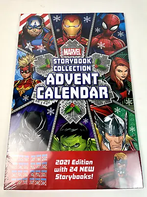 Marvel 2021 Storybook Advent Calendar 24 Stories Countdown (21” Tall) • $14.97