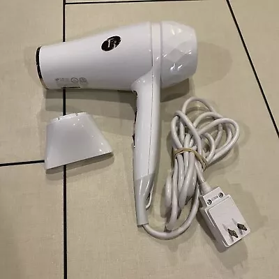 T3 Micro Featherweight 2 Luxe 2i Ionic Hair Blow Dryer White 73871 - Tested • $39.99