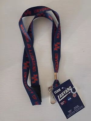 University Of Houston Cougars - Neck Lanyard - Blue - NEW With Tags. • $9.95