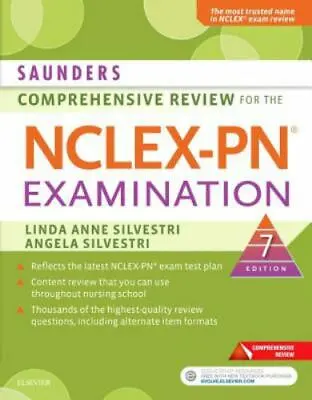 $4.70 • Buy Saunders Comprehensive Review For The NCLEX-PN® Examination By Angela Silvestri