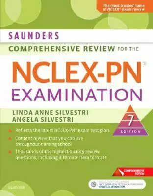 $4.70 • Buy Saunders Comprehensive Review For The NCLEX-PN® Examination By Angela Silvestri