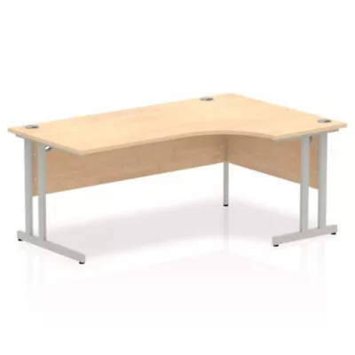 Impulse Cantilever 1800 Right Hand Crescent Desk Maple • £256.69