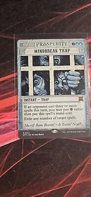 MTG Mindbreak Trap NM  OTJ: Breaking News: Pack To Sleeve • $29