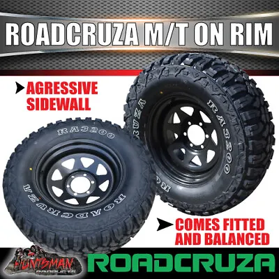 17  Black Steel Wheel & Roadcruza 285/70R17 L/T RA3200 Mud Tyre 285 70 17 33  • $344