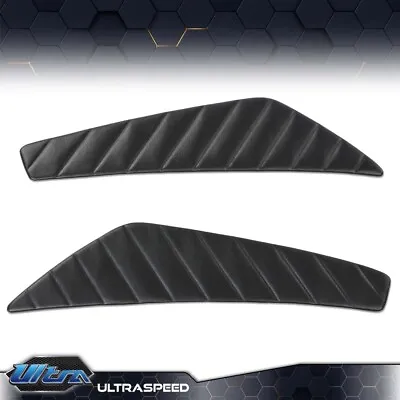 Fit For 2010-2014 Ford Mustang Left+Right Side Door Panel Insert Pleated Black • $32.70