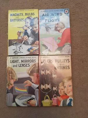 Set Of 4 Vintage Ladybird Junior Science Books - Series 6211960s 2/6d First Add • £21.99