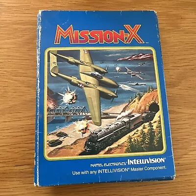 Intellivision Mission X  Game Boxed With Manual Gwo • £17.99