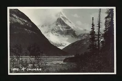 Mt Columbia - Mount Columbia Located On The Continental Divide At- Old Photo • $9