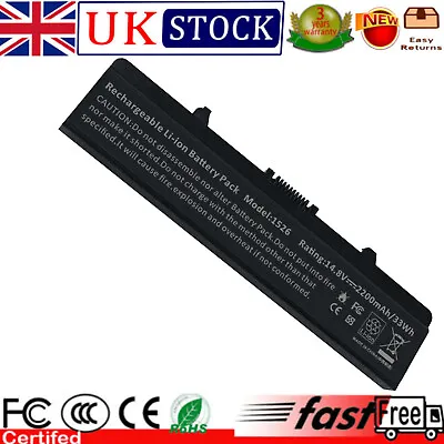 £14.49 • Buy 1525 Replacement Battery For Dell Inspiron 1525 1526 1440 1545 1546 1750 GW240