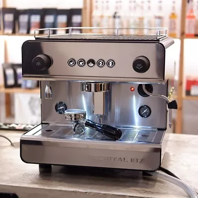 NEW! Iberital IB7 1 Group Espresso Machine 2400W - PURE BLACK • £1600