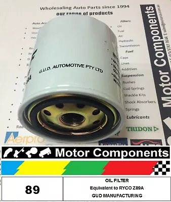 Z89A Equivalent Oil Filter • $31.30