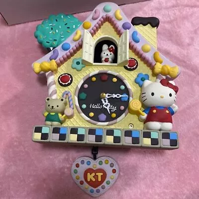 Sanrio Hello Kitty Pendulum Cuckoo Clock Rhythm Clock 12 Songs Rare Vintage • $1177.69