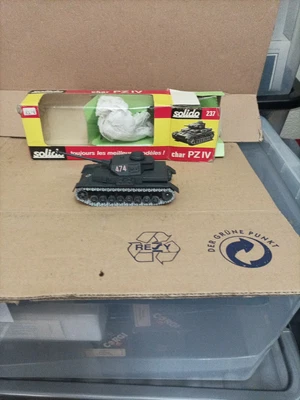 £25 • Buy Solido - 237 Panzer 4 Tank - Pzkpfw IV - 1/50 - VGC W Box - (B10)