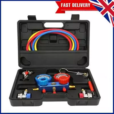 AC Manifold Gauge Set 3-Way Fit R134A R22 R12 R502 Refrigeration Charging  • £38.89