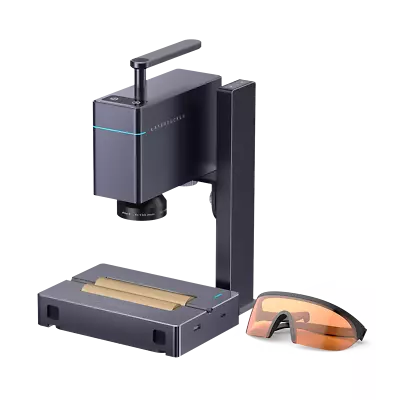 LaserPecker 3 Laser Engraving Machine With Electric Stand+Rotary Roller+Eyeglass • £1597.05