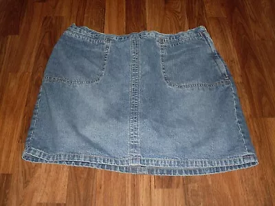 Womens Venezia Denim Jeans Skorts Size 14 • $10.95