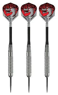 Harrows Silver Arrows Chrome Knurled Steel Tip Darts - Ships W/ Tracking - 20 Gm • $18.50