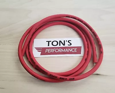 MSD Ignition 34039 Red 6 Ft Length 8.5mm Super Conductor Spark Plug Wire Rolls • $29.95