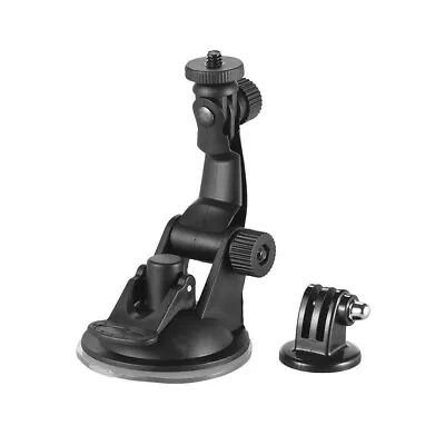 $10.29 • Buy Action Camera Accessories Car Suction Cup Mount + Tripod  For GoPro Q4S1