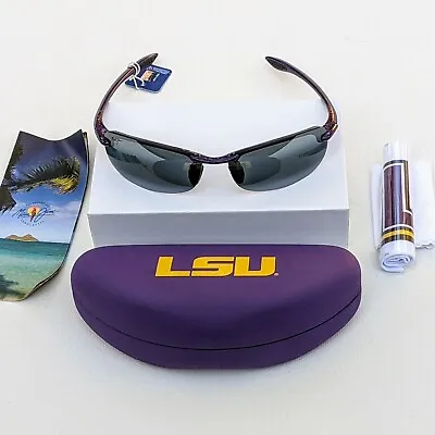 *RARE* Maui Jim LSU Louisiana State University Makaha 405-268C Purple Polarized • $450