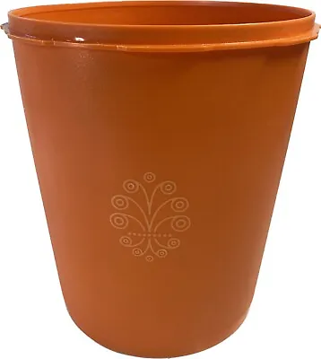 Vintage Tupperware Servalier Orange Canister 805-2 NO LID • $9.99