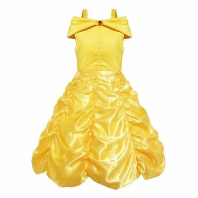 $36.07 • Buy Girls Elsa And Anna Cosplay Dress Kids Belle Princess Costumes Childrens Gown