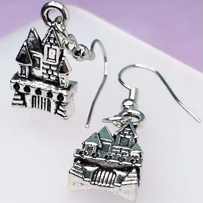 Fairytale Castle Drop Earrings - New With Tags - Handmade Original Design • £1.99